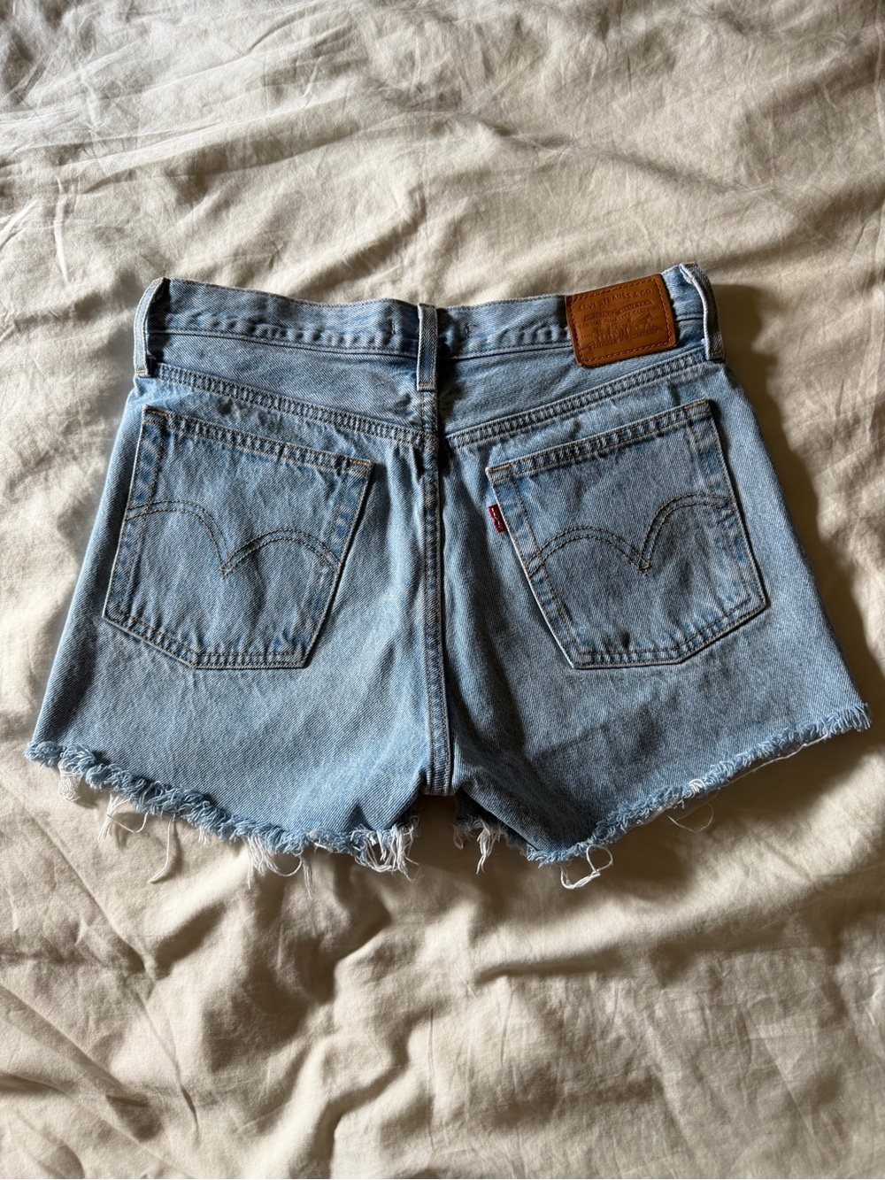 Levi’s Wedgie Straight Denim Shorts Size 28